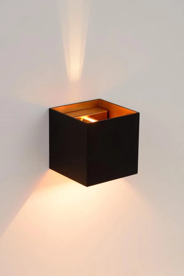 Lucide XIO - Lámpara de pared - LED Regul. - G9 - 1x4W 2700K - Negro - detalle 3